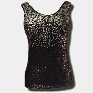 Ombre Sequin Tank Top